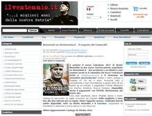 Tablet Screenshot of ilventennio.it